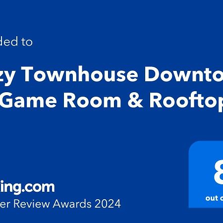 Cozy Townhouse Downtown W/ Game Room & Rooftop Baltimore Buitenkant foto